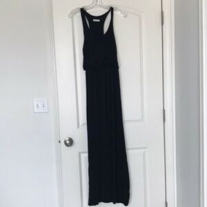 LUSH black maxi dress size xs